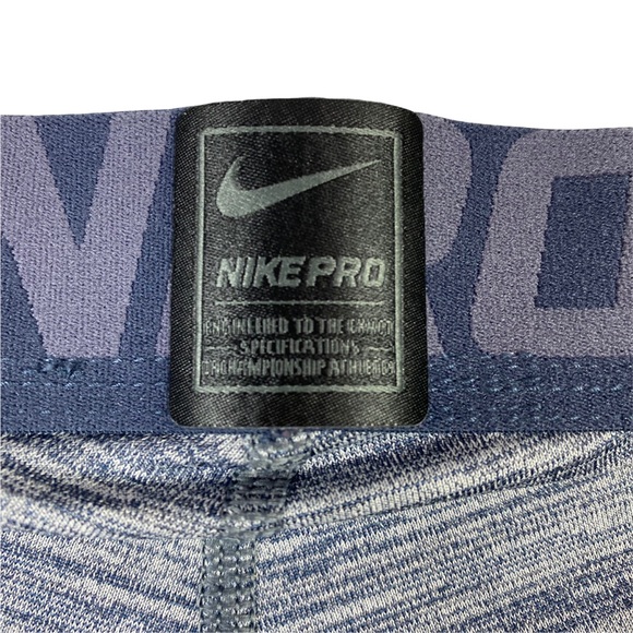 Nike Pro Dri-FIT Heathered Leggings Gym Exercise Size Small - Picture 5 of 9